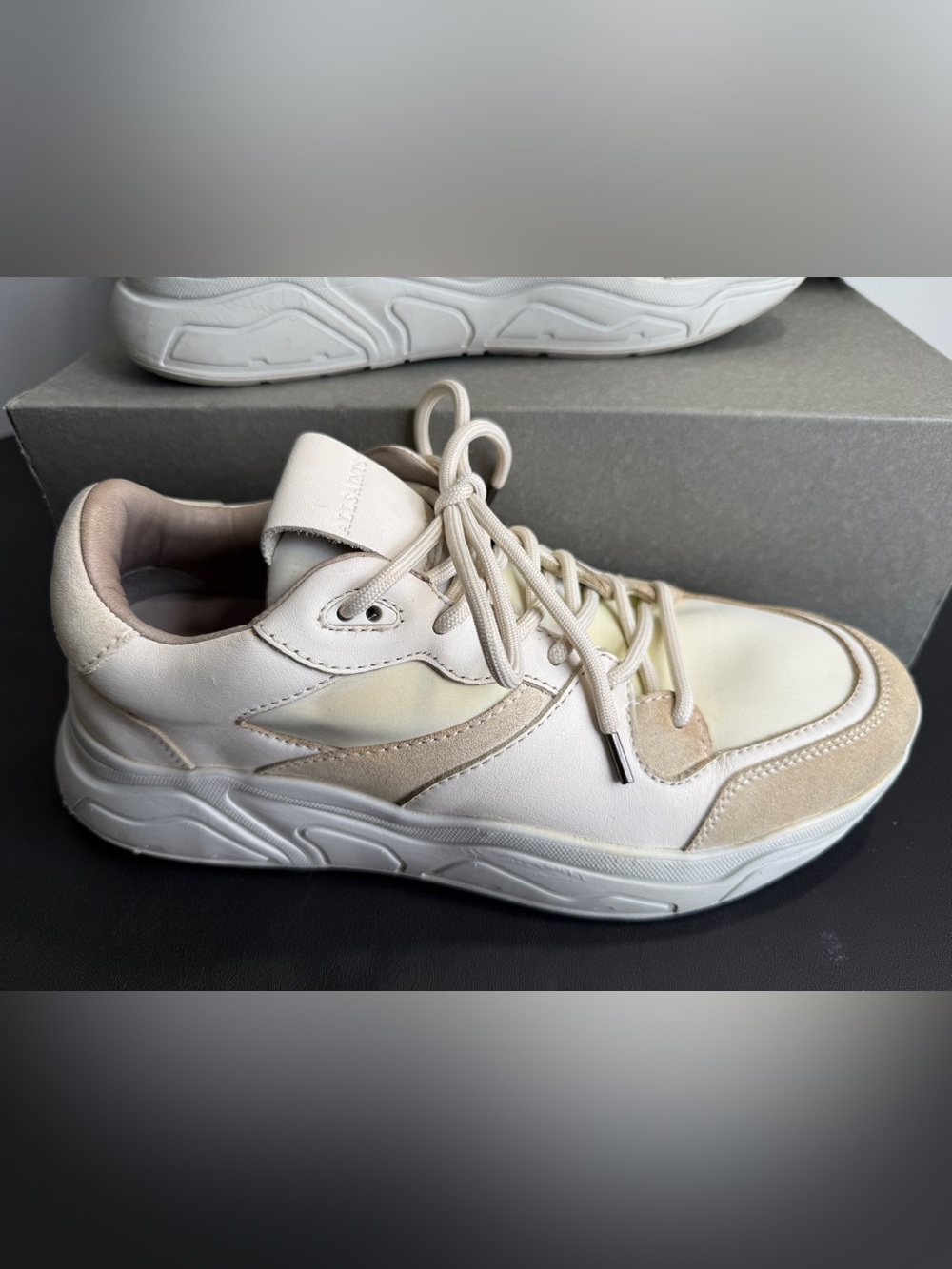 AllSaints VERGE RUNNER Leather Shoe - Picture 3 of 16